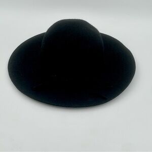 Target Black Floppy Wool Felt Hat Wide Brim Boho Fedora Style OS